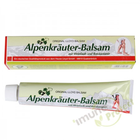 Balzam od alpskog bilja 200ml - s lišćem vinove loze i divljim kestenom