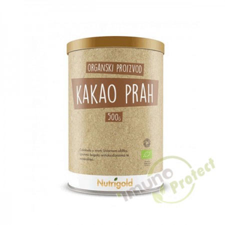 Kakao prah - Organski  Nutrigold, 500g