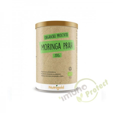 Moringa u prahu - organska Nutrigold, 200g 