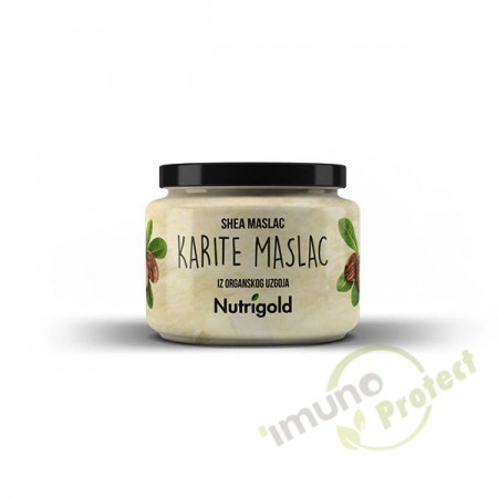 Karite Shea maslac Nutrigold - Hladno prešani, 250g