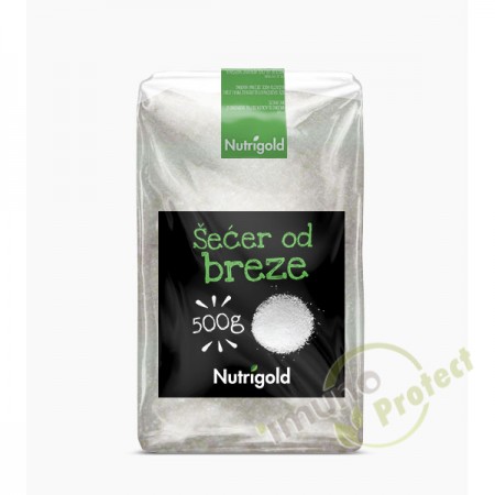 Šećer od breze Ksilitol - Finska, Nutrigold  500g 