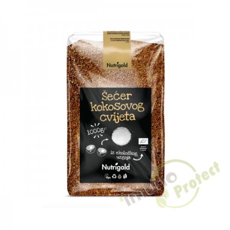 Šećer kokosovog cvijeta - Organski Nutrigold,  1000 g