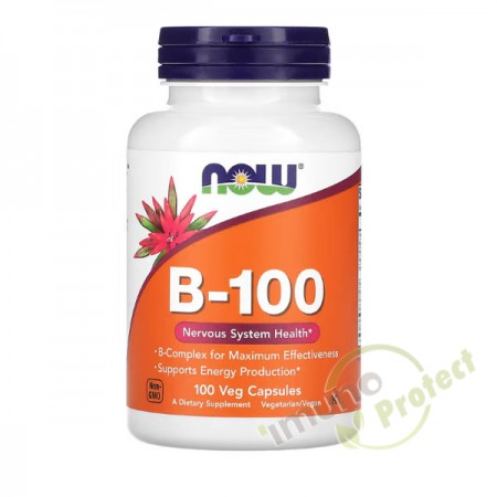 B-100 NOW Foods, 100 kapsula