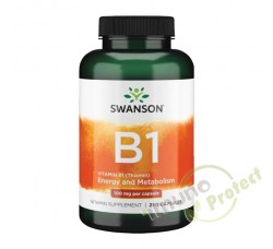 Vitamin B1 Tiamin Swanson, 100 mg 250 kapsula