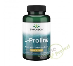 L-Prolin Swanson, 500 mg