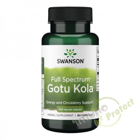 Gotu kola kapsule Swanson,  435 mg