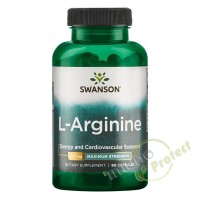 L-Arginine - maksimalna snaga Swanson 850 mg