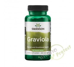 Graviola Swanson 530 mg, 60 kapsula