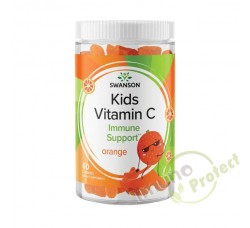 Kids gumeni bomboni s vitaminom C - naranča Swanson