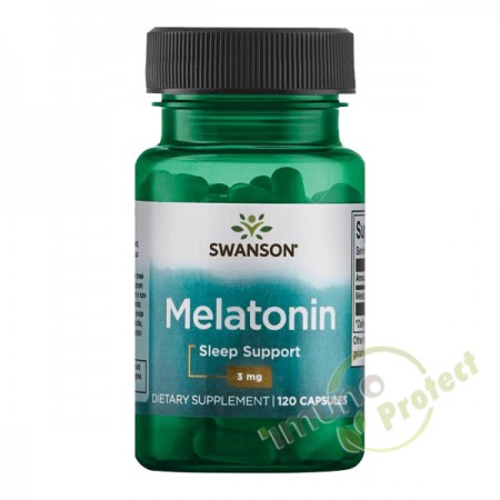Melatonin Swanson 3mg,  120 kapsula 