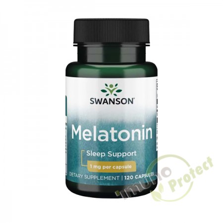 Melatonin Swanson 1mg.  120 kapsula 