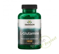 L-glutamin Swanson 500 mg