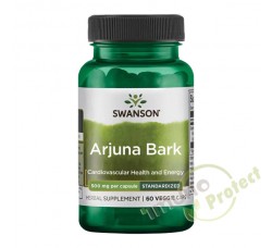 Arjuna kora Swanson 500 mg,  60 kapsula