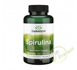 Spirulina tablete Swanson, 500 mg 