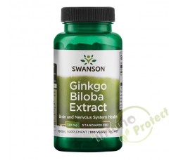 Ginko standardizirani Swanson, 120 mg 100 kaps 