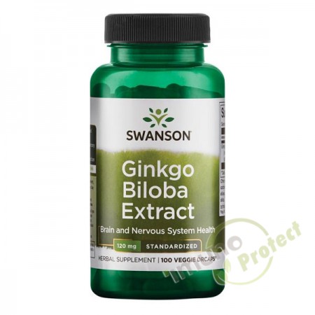 Ginko standardizirani Swanson, 120 mg 100 kaps 