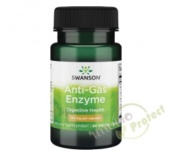 Anti-Gas Enzyme Swanson, 123 mg 90 kapsula