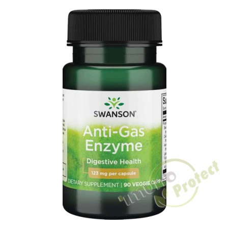 Anti-Gas Enzyme Swanson, 123 mg 90 kapsula