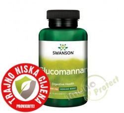 Glucomannan Swanson 100% prirodni, 665 mg