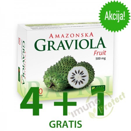 Amazonska GRAVIOLA  500 mg, 60 kapsula - AKCIJA