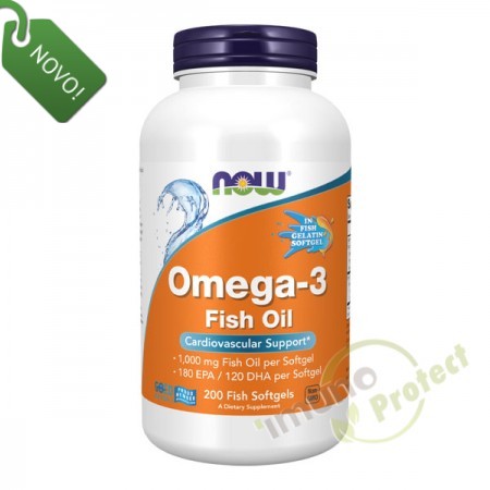 Omega 3 riblje ulje NOW Foods, 200 kapsula