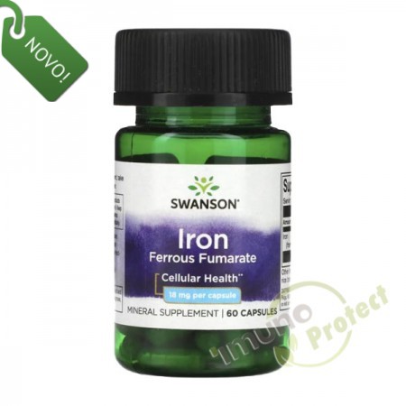 Željezo (željezni fumarat) Swanson, 18 mg