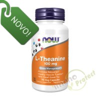 L-teanin NOW Foods, 100 mg 90 kaps