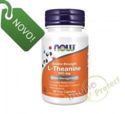 L-teanin NOW Foods, 200 mg 60 kaps