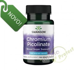 Krom pikolinat Swanson, 200 mcg
