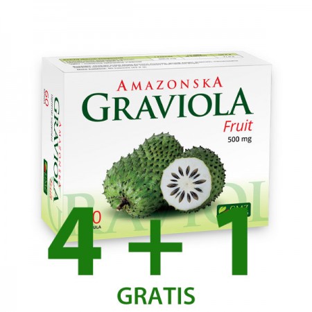 Amazonska GRAVIOLA  500 mg, 60 kapsula - AKCIJA