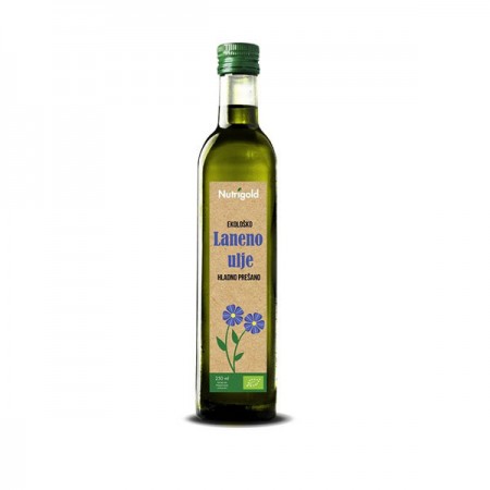 Laneno ulje Nutrigold, 250 ml 