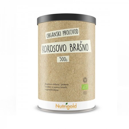 Kokosovo brašno – Organsko, Nutrigold 500g 
