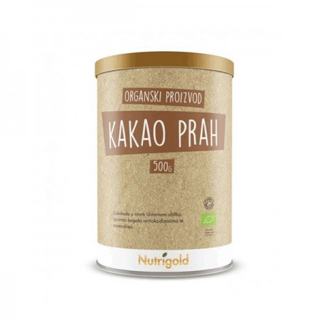 Kakao prah - Organski  Nutrigold, 500g