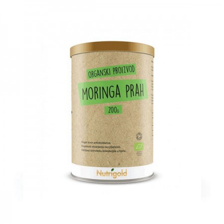 Moringa u prahu - organska Nutrigold, 200g 