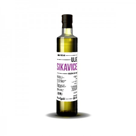 Hladno prešano ulje sikavice Nutrigold, 500 ml