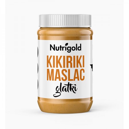 Maslac od kikirikija 100% Glatki, Nutrigold 1000g 