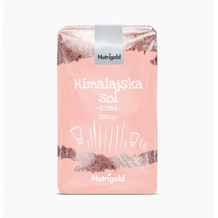 Himalajska sol sitno mljevena Nutrigold 1kg