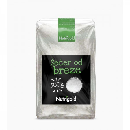 Šećer od breze Ksilitol - Finska, Nutrigold  500g 