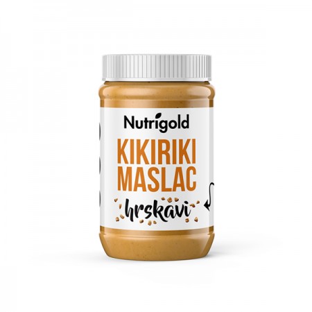 Maslac od kikirikija 100% Hrskavi, Nutrigold 1000g 
