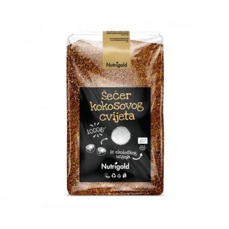 Šećer kokosovog cvijeta - Organski Nutrigold,  1000 g