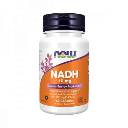 NADH NOW Foods,  10mg 60 kapsula