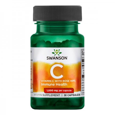 Vitamin C s koncentratom ploda šipka, 1000 mg 30 kapsula