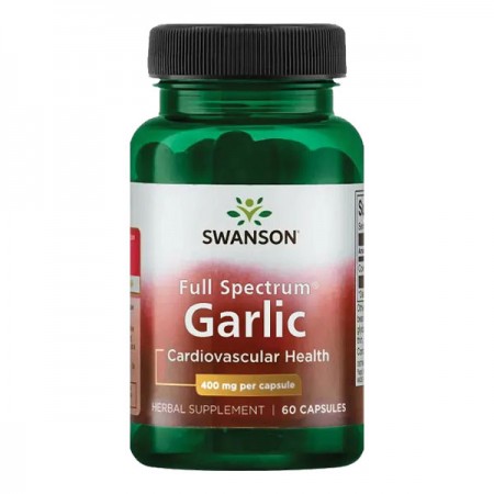 Češnjak punog spektra Swanson, 400 mg
