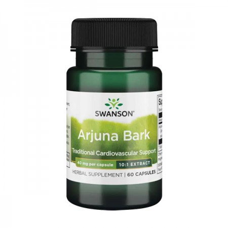 Arjuna Bark Swanson 40 mg,  60 kapsula