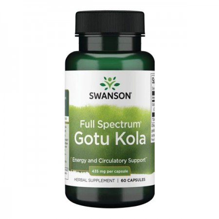 Gotu kola kapsule Swanson,  435 mg Gotu kola kapsule Swanson,  435 mg