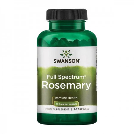 Ružmarin Swanson 400 mg, 90 kaps