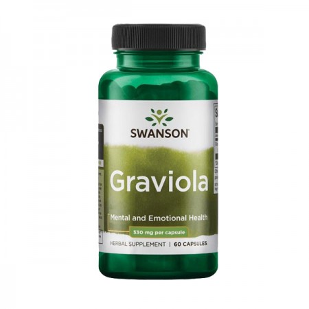 Graviola Swanson 530 mg, 60 kapsula