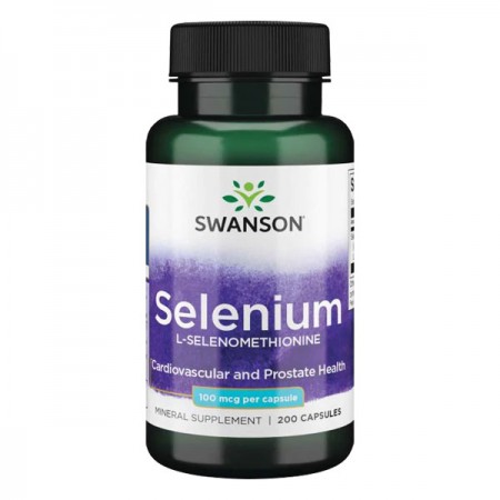 Selen (L-Selenomethionine) Swanson 100 mcg
