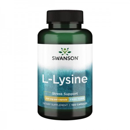L-lizin Swanson, 500 mg 100 kapsula