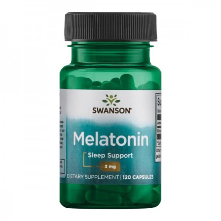 Melatonin Swanson 3mg,  120 kapsula 